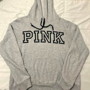 Victoria's Secret PINK Women's Grey Hoodie